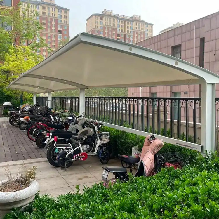 班玛县膜结构电动车棚